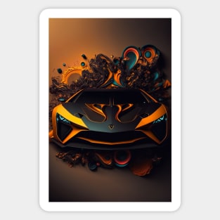 Supercar abstract design Sticker